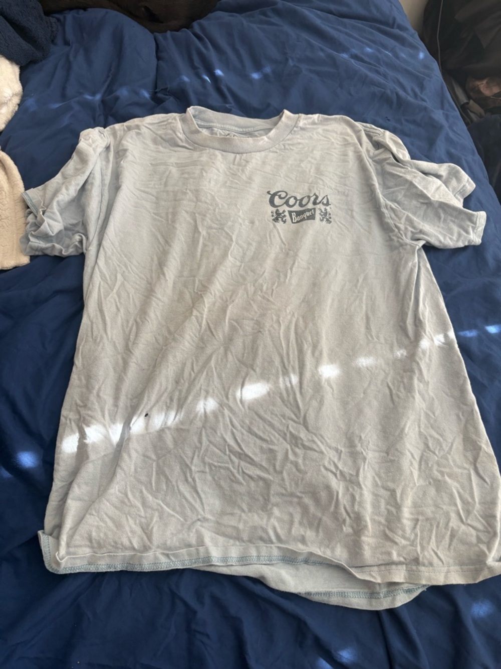 Men's Short Sleeve Crew Tee in Light Gray